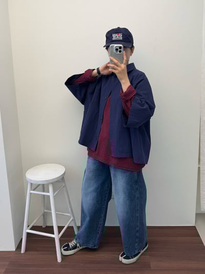 翻領大口袋質感衫 260127075