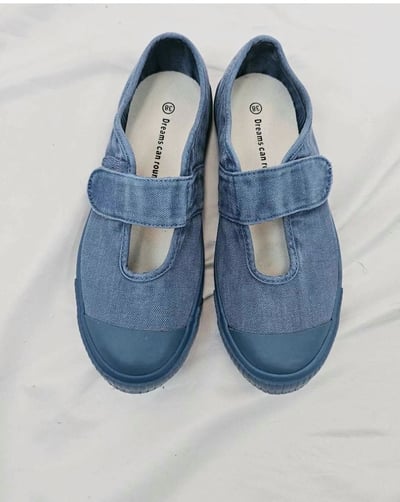 日系復古水洗帆布鞋 FE207016