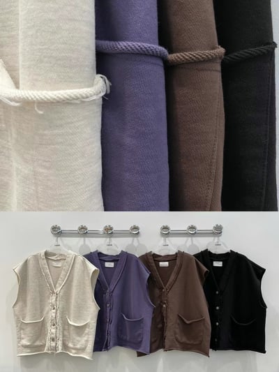 V領開釦背心 Y10261414