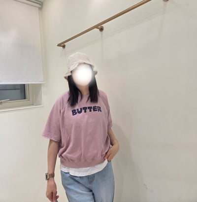 配色字母上衣 26310063