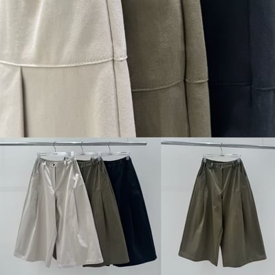 壓摺寬鬆質感褲 260127027