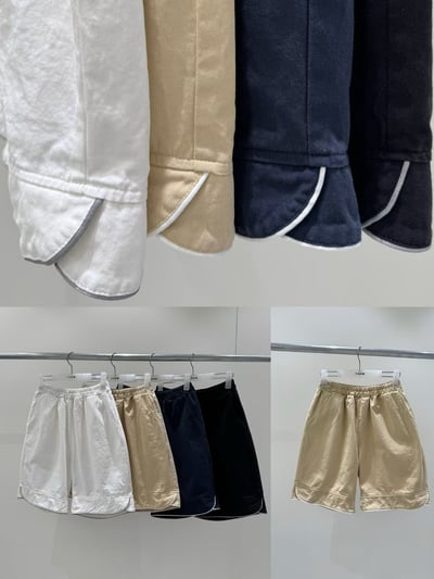 微開岔滾邊休閒褲 26313116