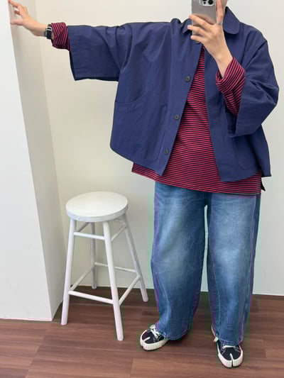 翻領大口袋質感衫 260127074