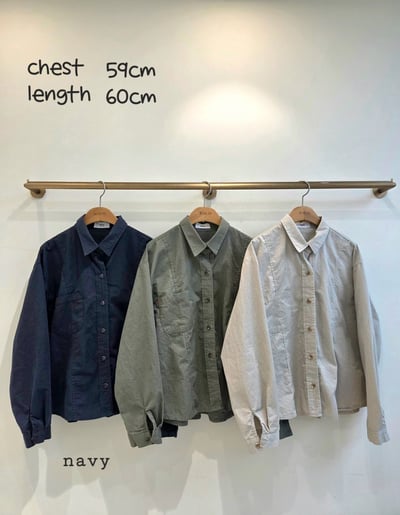 單口袋車線衫 26310056