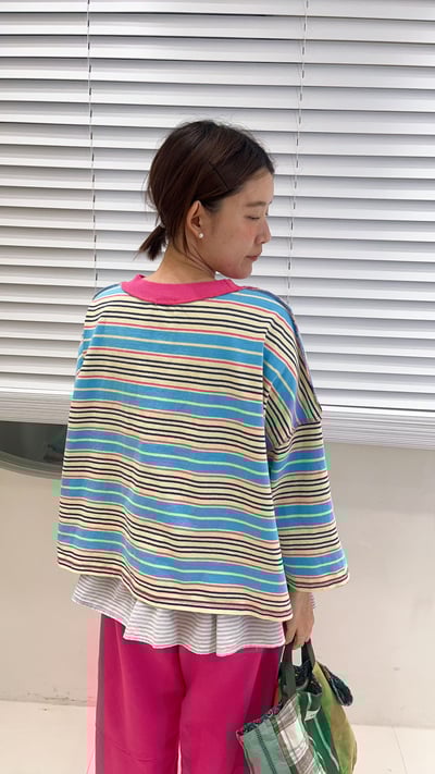 滾邊配色上衣 26306157