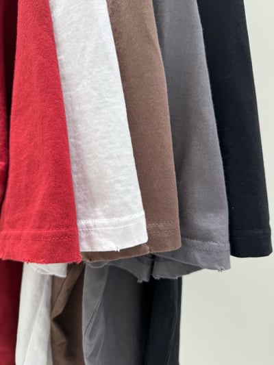 微刷破圓領上衣 26313105