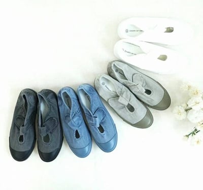 日系復古水洗帆布鞋 FE207019