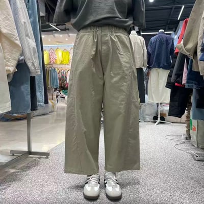 鬆緊腰水洗休閒褲 26310157