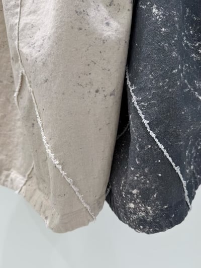 鬆緊腰拼接休閒裙 206029