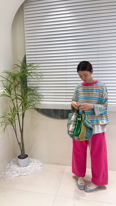 滾邊配色上衣 26306158