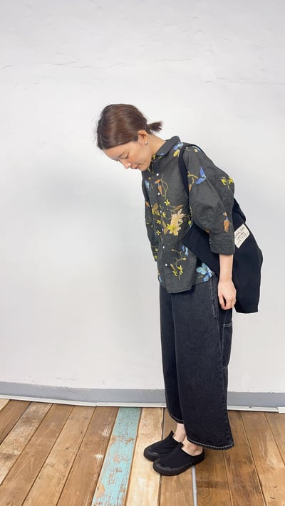 棉麻花朵衫 26306097