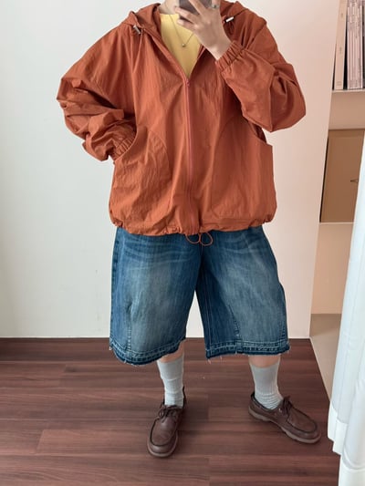 連帽抽繩防曬外 260409015