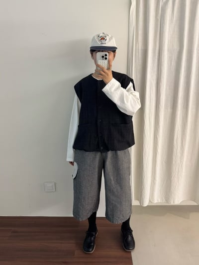 愛心口袋休閒褲 206038