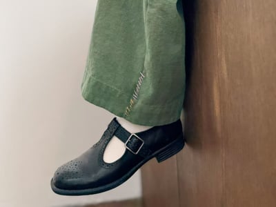 下車線造型寬褲 260309073