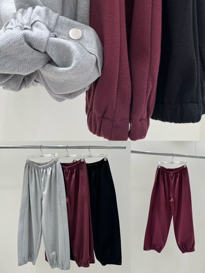 異材質下釦棉褲 260115032