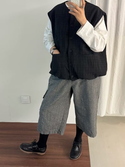 愛心口袋休閒褲 206034