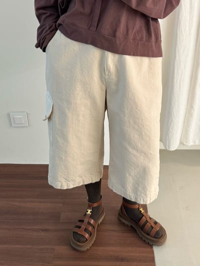 愛心口袋休閒褲 206033