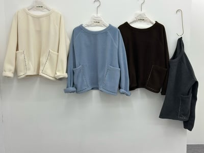 口袋車線上衣 260107151