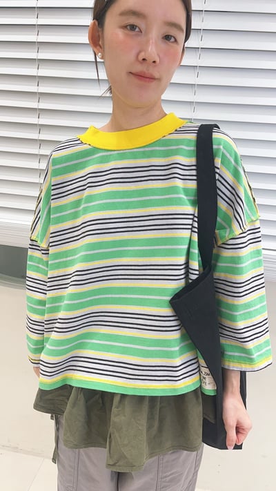 滾邊配色上衣 26306155