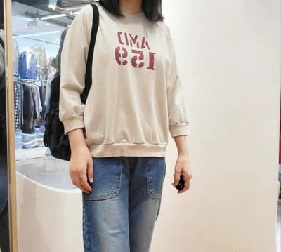 大口袋丹寧褲 Ha907352