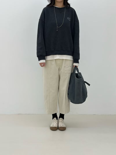 假兩件小熊刺繡大學踢 260107082