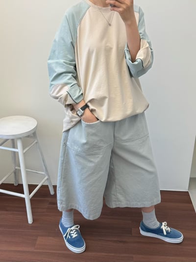 補丁配色上衣 260127014