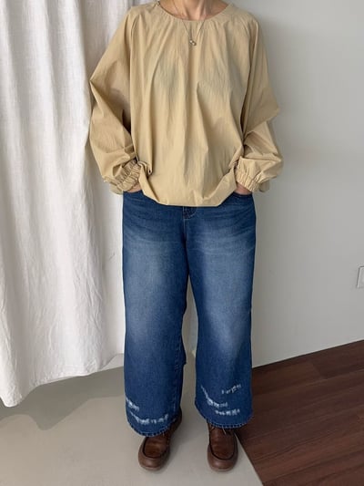 抽繩款慵懶衫 26226073