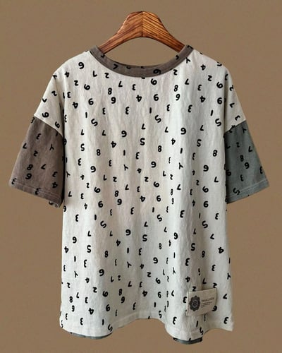 滿版數字上衣 260309086