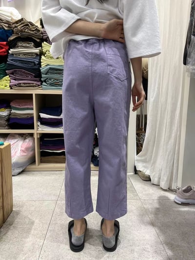 壓線直筒褲 o3622