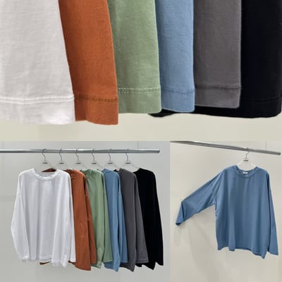 包色款圓領上衣 206065