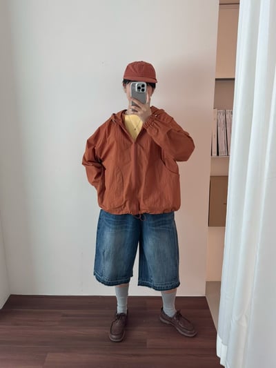 連帽抽繩防曬外 260409012