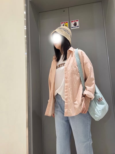 單口袋直條紋衫 26310012