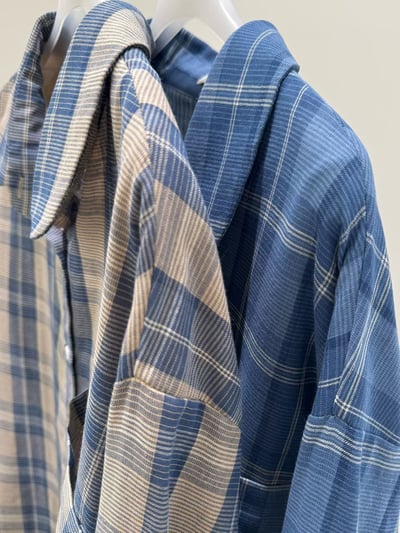 經典配色格紋衫 206116