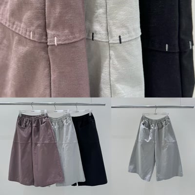 腰鬆緊寬鬆感七分褲 260127057