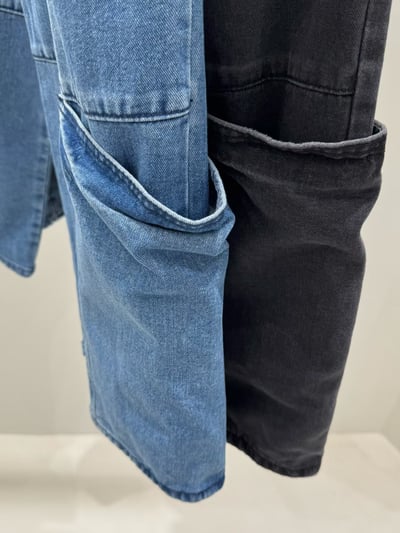 口袋設計款丹寧褲 263131910