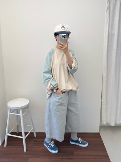 補丁配色上衣 260127013