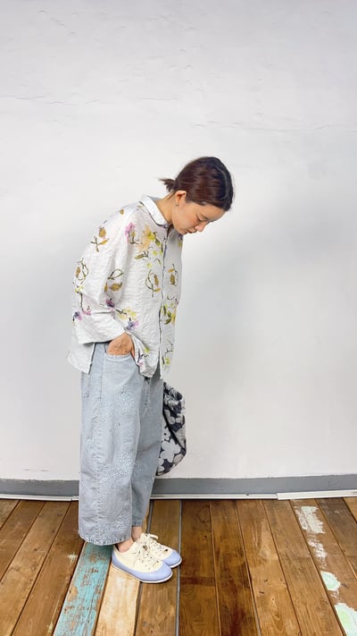 棉麻花朵衫 26306095