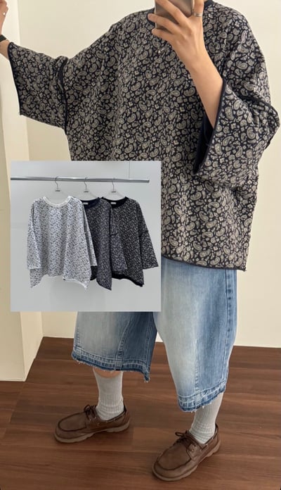 變形蟲圖騰上衣 26313041