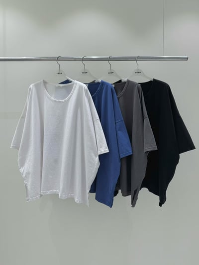 下開衩圓領上衣 26226081