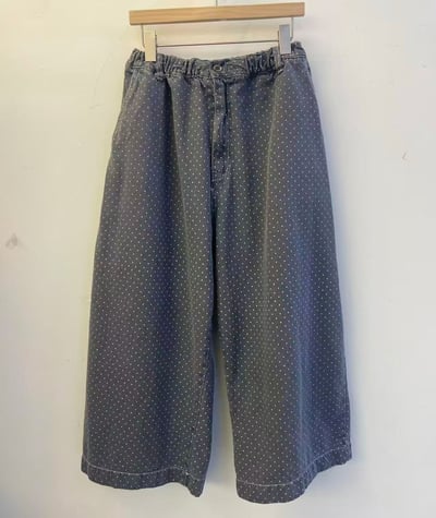 點點丹寧寬褲 26306043