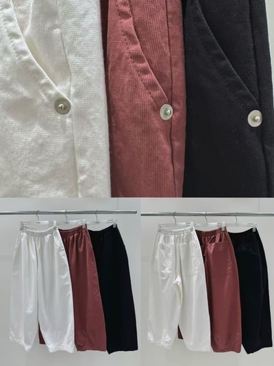 鬆緊腰休閒褲 260409084