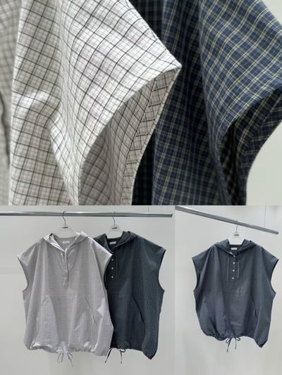 連帽方格上衣 26313123