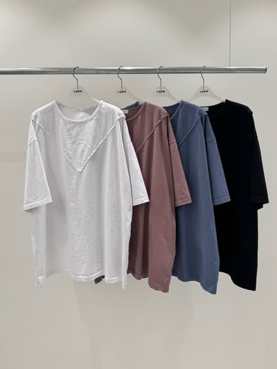 拼接感圓領上衣 26226061