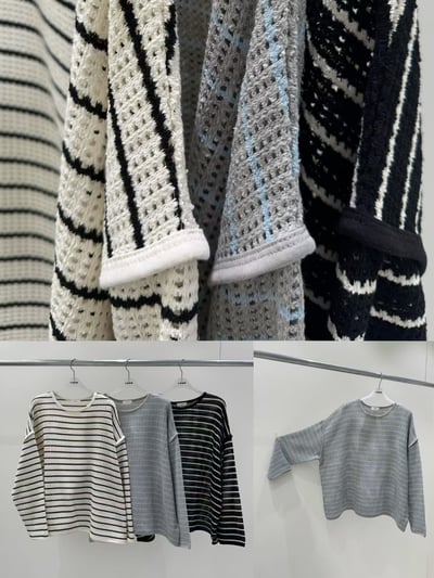 微透感條紋上衣 26313177