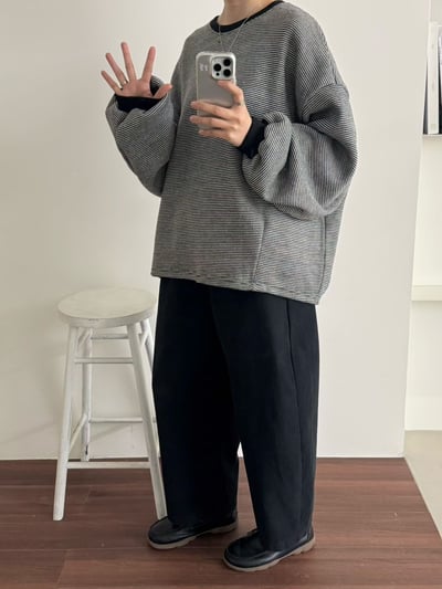 圓領車線上衣 260115164