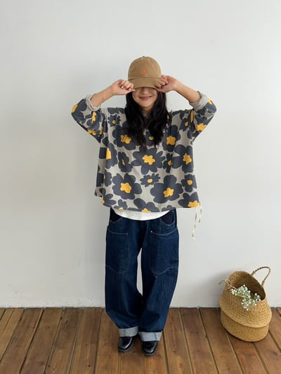 滿版小花上衣 260309011