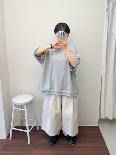 捲捲邊水洗上衣 260127033