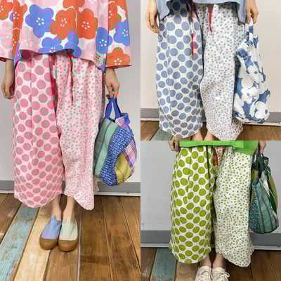 點點撞色褲 26306101