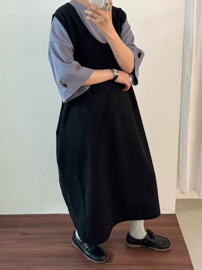 圓領袖子洞洞設計上衣 26226024