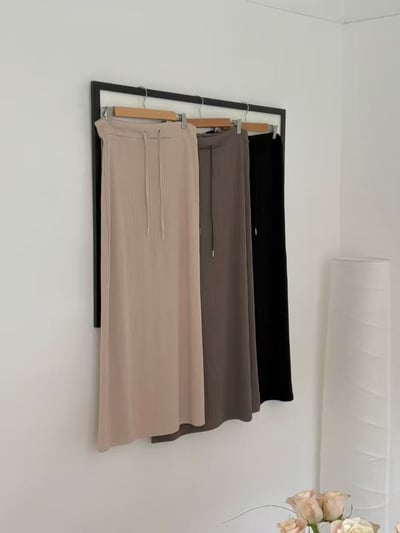 直紋針織兩件式套裝8